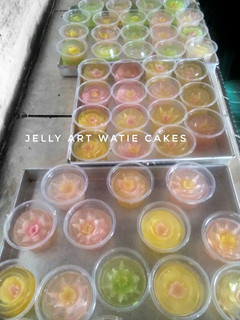 Foto resep Belajar puding jelly art