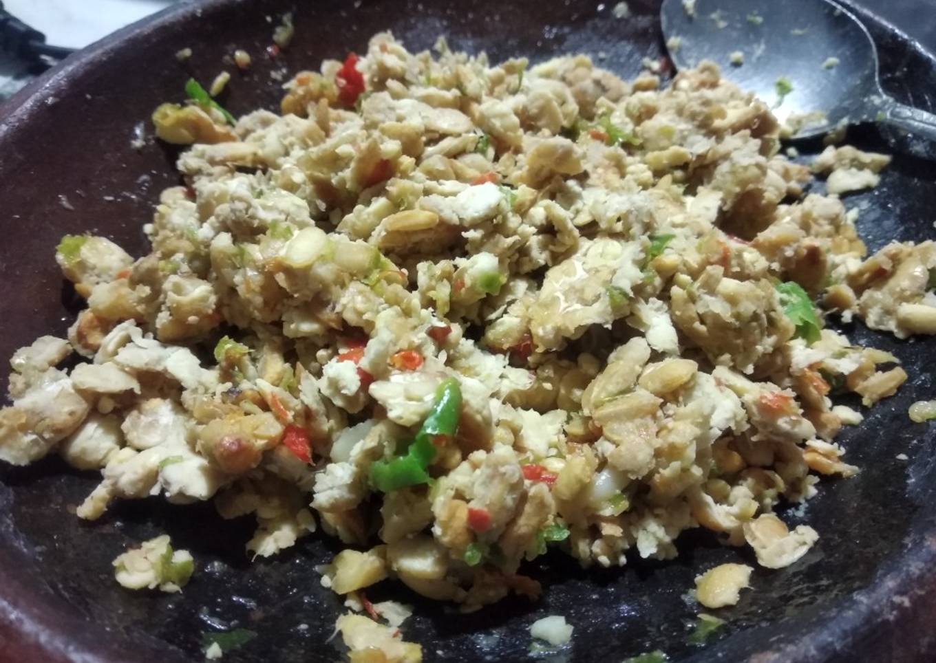 Sambal tempe bakar
