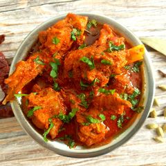 A picture of Rajasthani Laal Maas.