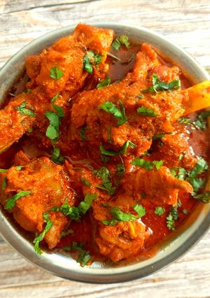 A picture of Rajasthani Laal Maas.