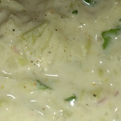 Cucumber Onion Raita A picture of Cucumber Onion Raita.