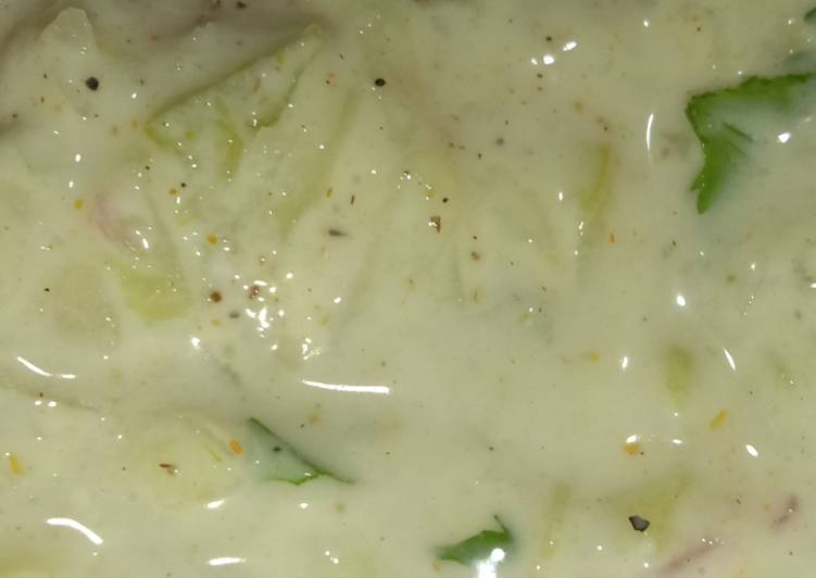 Recipe of Award-winning Cucumber Onion Raita
