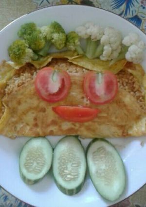 Foto resep Nasi goreng buntel telur