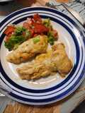Pollo tandoori a la sartén