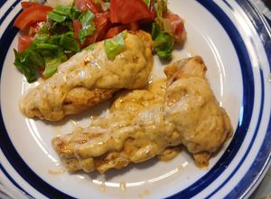 Una foto de Pollo tandoori a la sartén