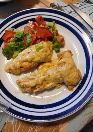 Una foto de Pollo tandoori a la sartén