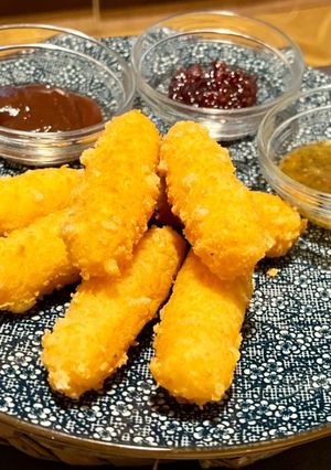 Una foto de Fingers de queso 🧀 sin lactosa y sin gluten