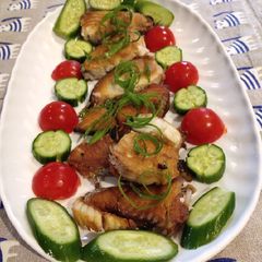A picture of Fried Yellow Fin Tuna.