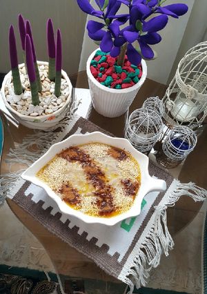 عکسی از دستور حلیم گندم با گوشت گوساله