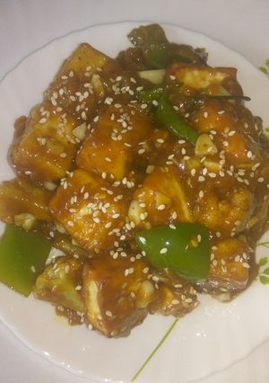 A picture of Paneer manchurian.