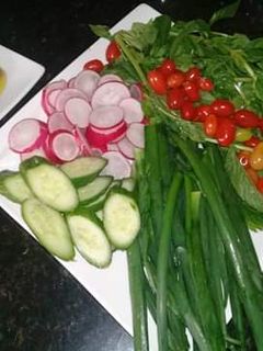 صورة لوصفة سلطة الكبة النية