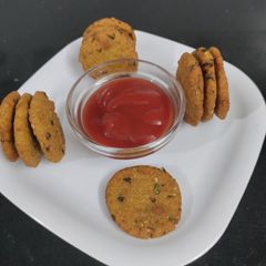 A picture of Bajra vada.
