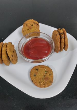 A picture of Bajra vada.