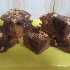 A picture of Honey Almond Brownie.