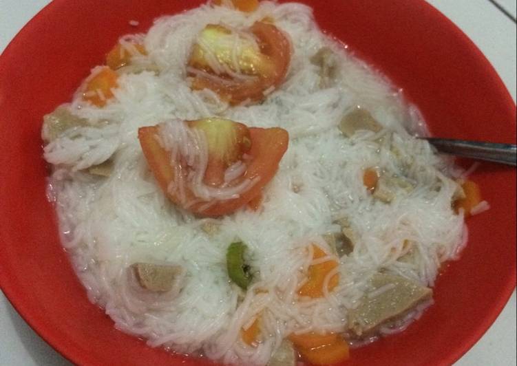 Bihun Bakso Dan Wortel (Magic Com)