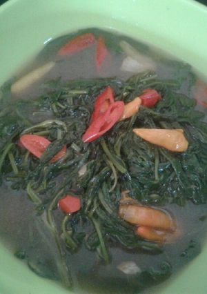 Foto resep Cah/oseng/tumis kangkung saos tiram