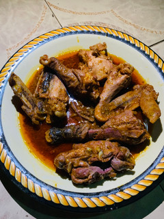 Farfesun zabo da curry ainihin hoton girkin