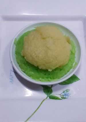 รูปของ ข้าวเหนียวมูนใบเตยสังขยา