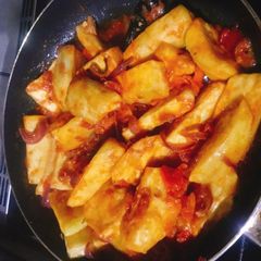 A picture of Stewed sweet potatoes.