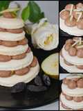 Pear and Chocolate Macaron Pyramid