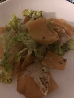 A picture of Fattoush salad dressing.