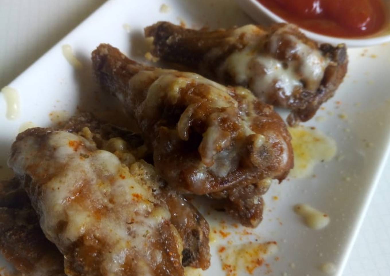 Garlic Parmesan wings