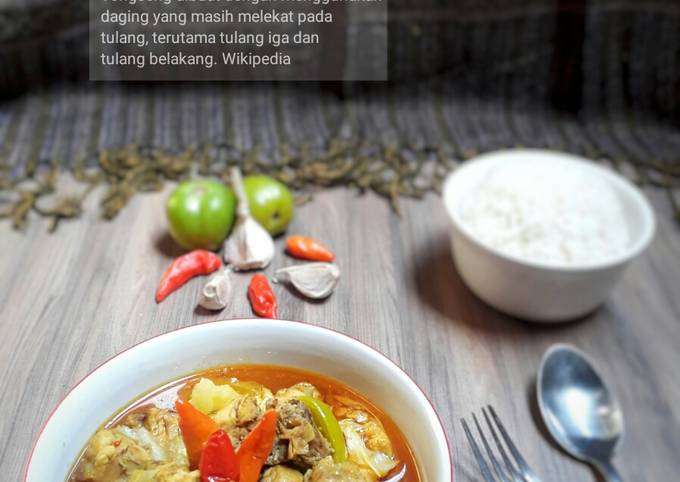 Resep 156. TONGSENG AYAM TANPA SANTAN Anti Gagal