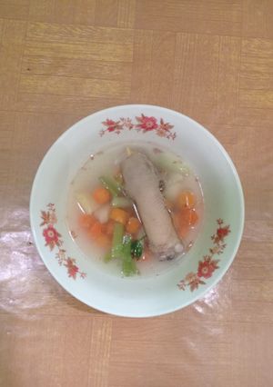 Foto resep Sop Ayam tanpa minyak