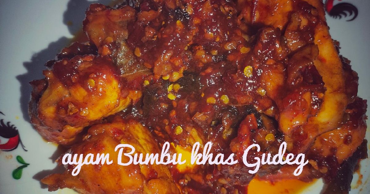 Ayam Bumbu khas Gudeg