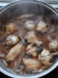 Laska gombás csirke ragu recept fotója