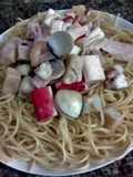 Spaguettis con "Mix de Mariscos"🍤🍤