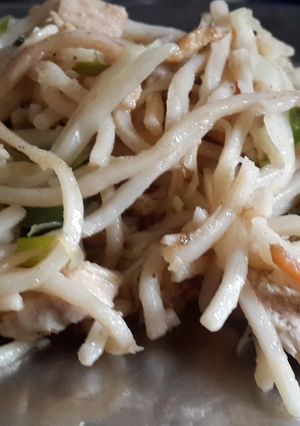 A picture of Chicken Hakka Noodles.