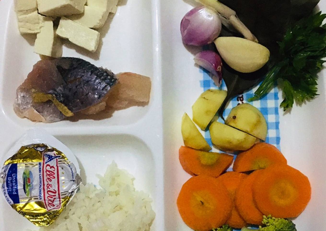 MPASI 6M Ikan Munjair + Brokoli, Wortel Kentang
