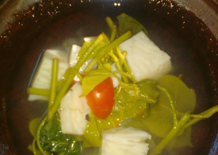 Sayur asem ubi/uwi