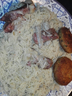 A picture of Mutton Pulao.