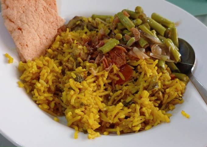 Resep Nasi Briyani Ayam Rice Cooker