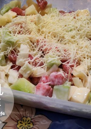 Foto resep Salad pelangi