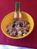 Insalata di patate e tonno