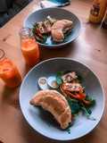 18. Vegetarian breakfast croissant