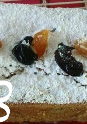 Φωτογραφία της συνταγής Κέικ με ταχίνι και ξερά φρούτα
