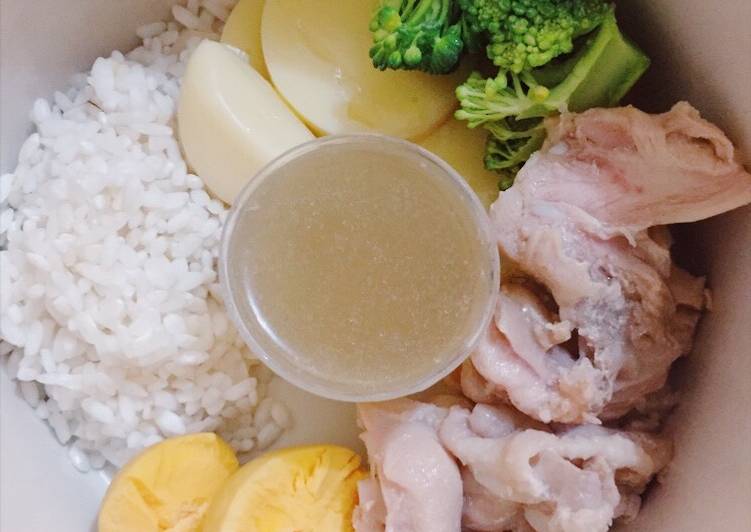 MPASI Bayi 6 Bulan
“Chicken Porridge with Broccoli”
