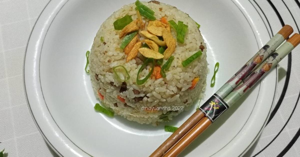 Resep Nasi Yoshinoya Rice Cooker oleh Dina Yuandha Cookpad