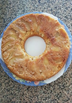 Una foto de Torta de manzana con salvado de avena