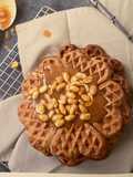 Schokowaffeln mit Erdnusskaramell