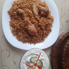 A picture of Quick Chicken palao.