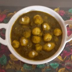 Aloo palak A picture of Aloo palak.