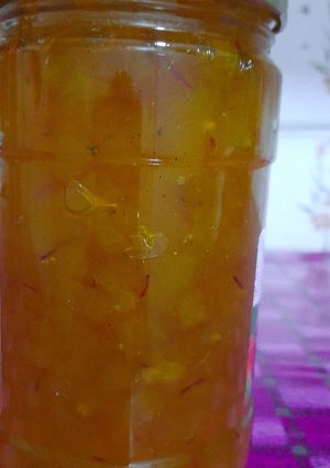 عکسی از دستور مربای پوست هندوانه