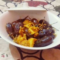 Baingan lafta paneer A picture of Baingan lafta paneer.