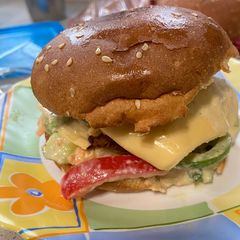 A picture of Thai burger.
