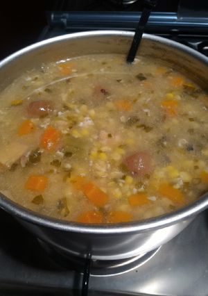 Foto resep Sop jagung udang